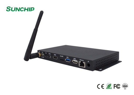 Ethernet do EDP LVDS HD OTA Dual Band WiFi da caixa 4K 60FPS de RK3399 Android Media Player