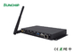 Ethernet pretos Android Linux do EDP LVDS HD da caixa 4K 60FPS de Media Player do metal