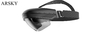 ARSKY todo em uma tela AFIADA virtual de Bluetooth WiFi 2560x1440 2K dos vidros dos auriculares da realidade 3D